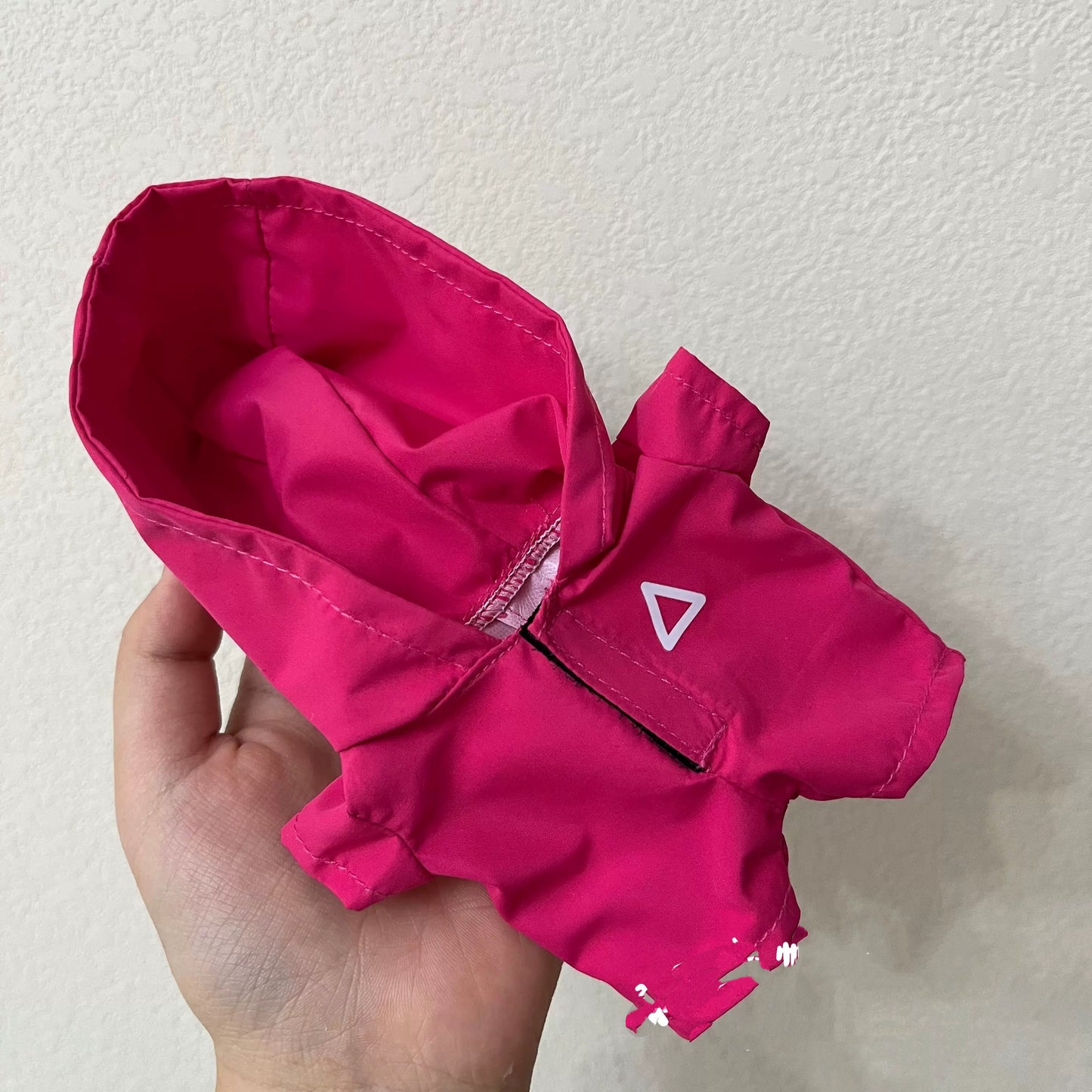 Labubu pink rain coat